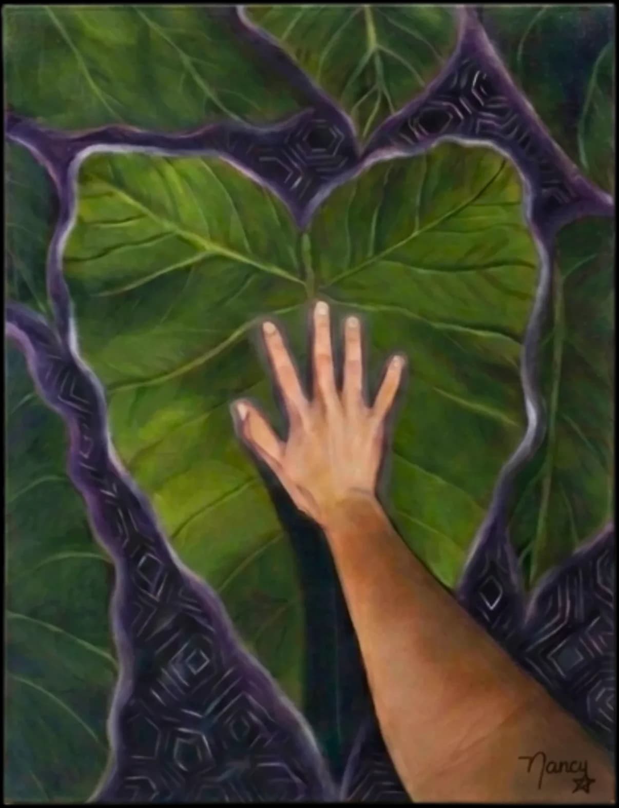 Conexión · pintura original de Nancy