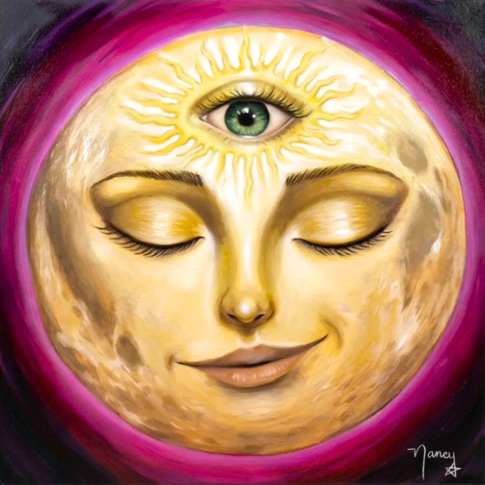 Luz despierta · pintura original de Nancy