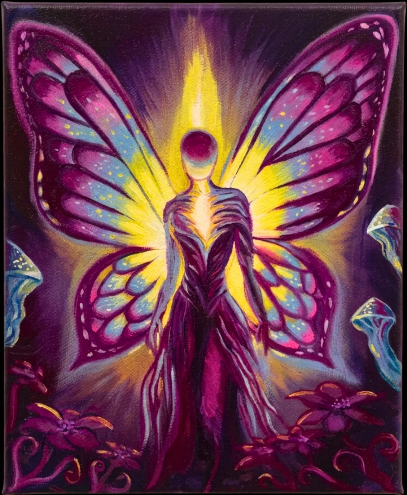 Madre · pintura original de Nancy